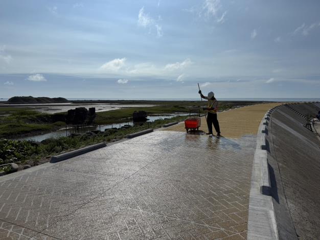 1140608壓花地坪施作