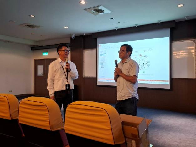 圖2經濟部水利署水利規劃分署張分署長廣智與講者陳義雄教授