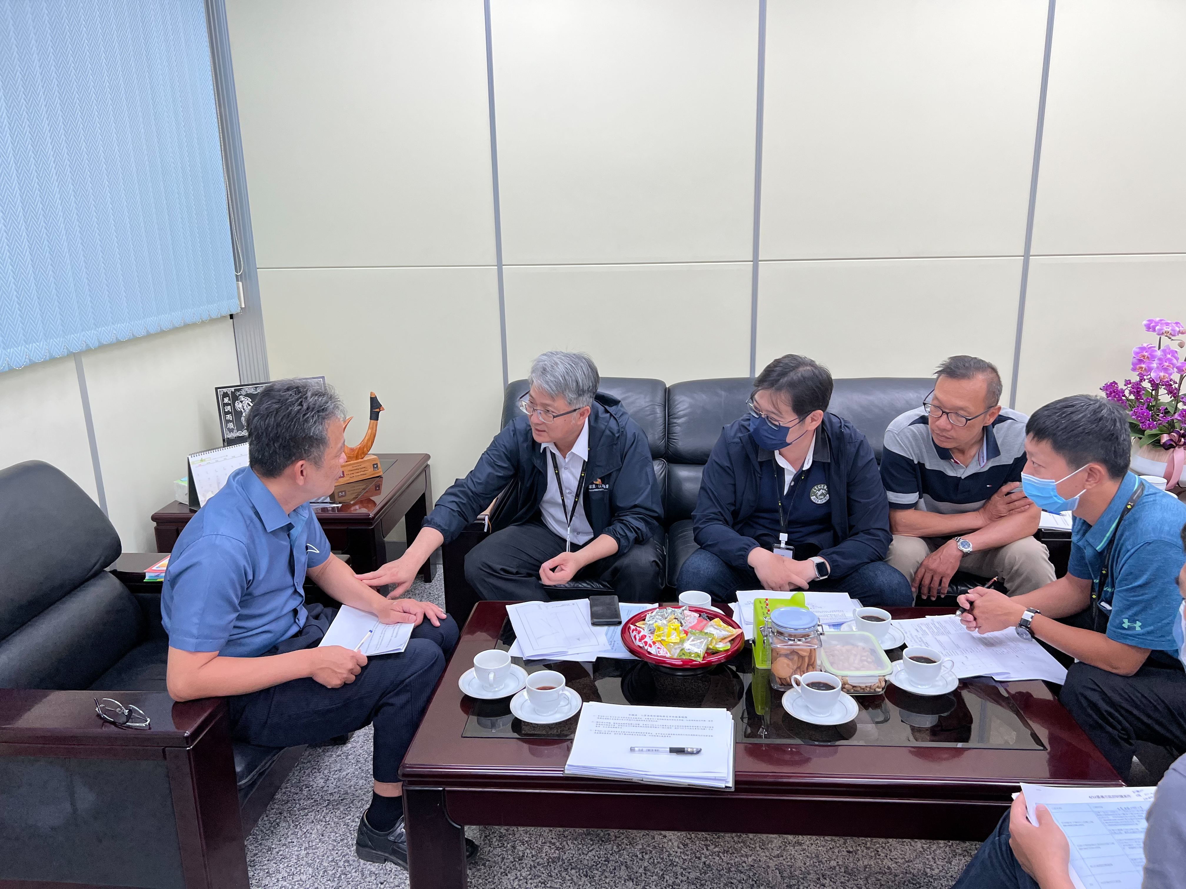 4月12日嘉義市政府工務處蘇處長前來拜會1