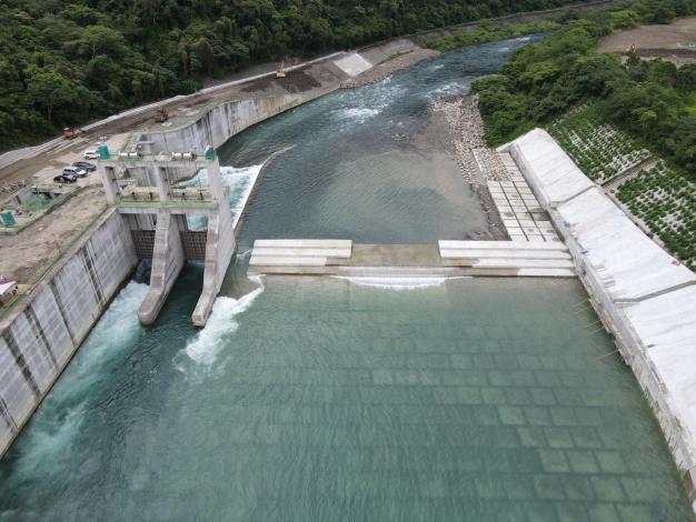 2-翡翠原水管取水口試運轉空拍照_圖示