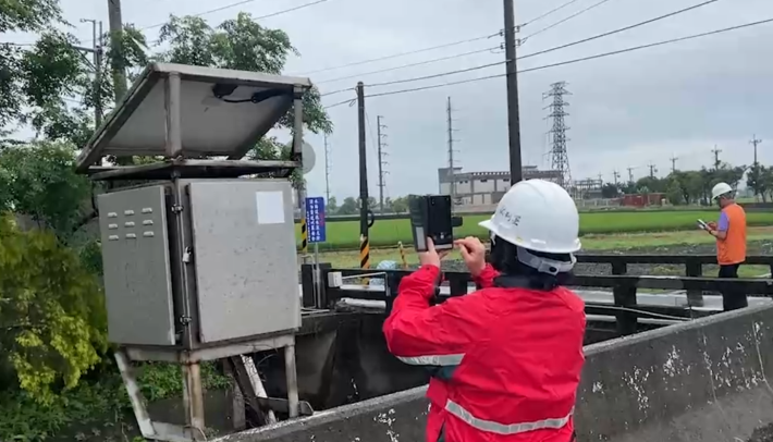 一河分署防汛護水志工巡查水利建造物及水文觀測儀器_圖示