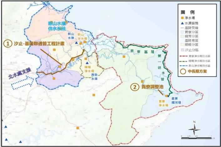 行政院核定基隆長期穩定供水規劃_圖示