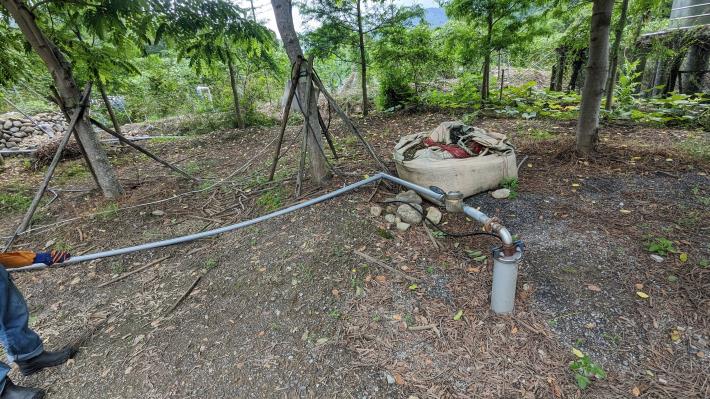 圖二、抽查水權引水地點及量水設備_圖示