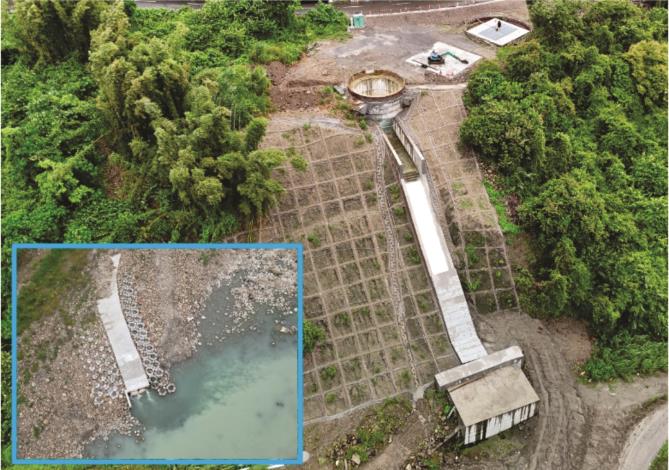 南化水庫北送東口堰(烏山頭水庫)#階梯式跌水工及流末工設施