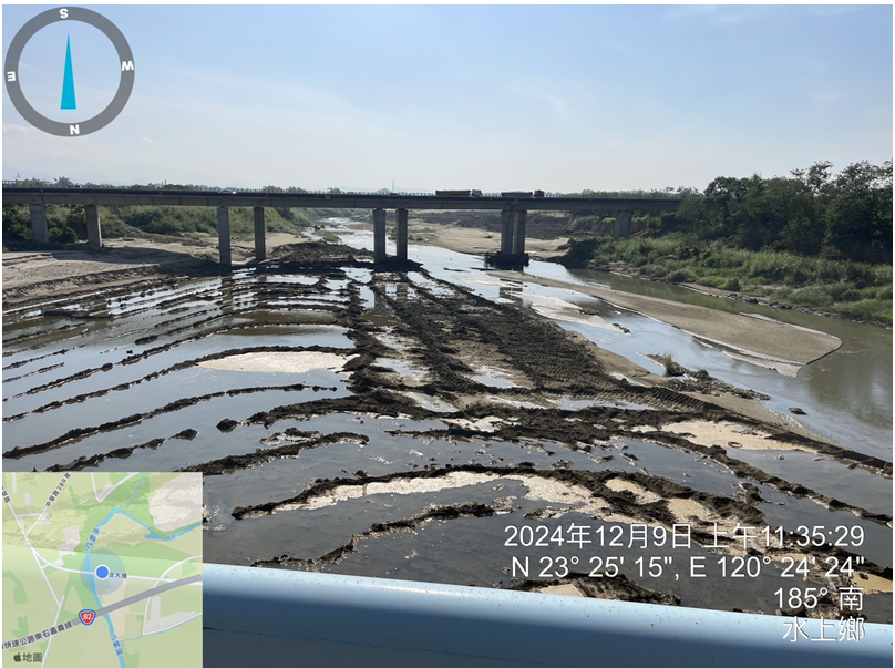 八掌溪緊急疏濬工程照片(82快速道路橋瓶頸疏通)