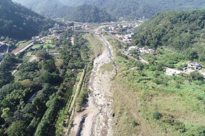 圖2一工區河道整治前現況