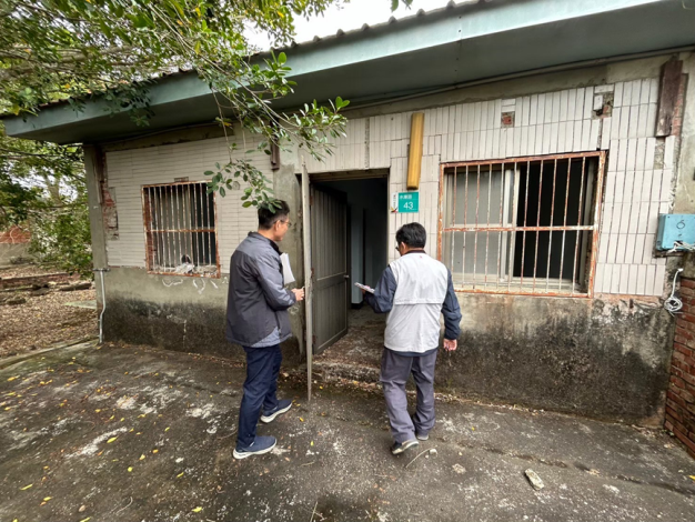 南區水資源分署配合市府逐戶勘查、整建宿舍