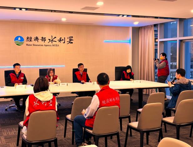 圖3 水災中央應變中心記者會演練現況