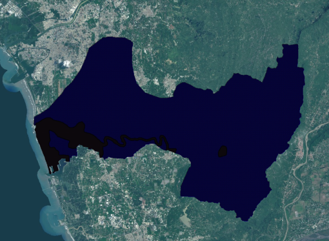 圖1專案不同MPI分區數量對應空間分布-原始專案