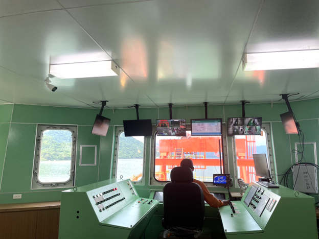 曾文清淤-抽泥船操作室