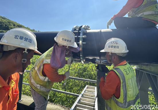 曾文清淤-輸泥管線維護