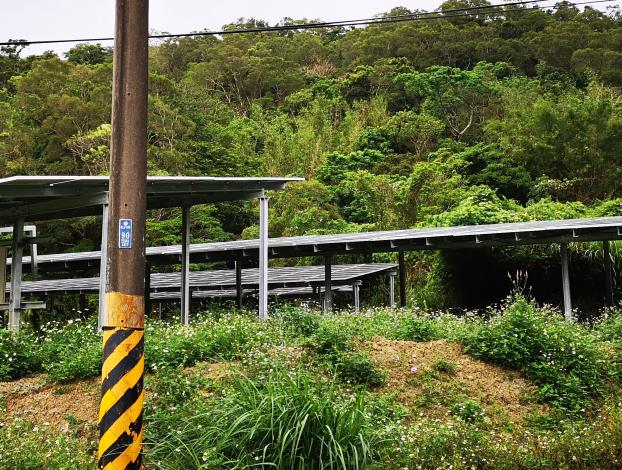 部落周邊部分公共用電改以綠色能源使用，為淨零減碳貢獻一分心力
