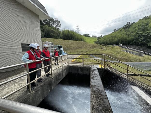 寶二水庫放水測試演練