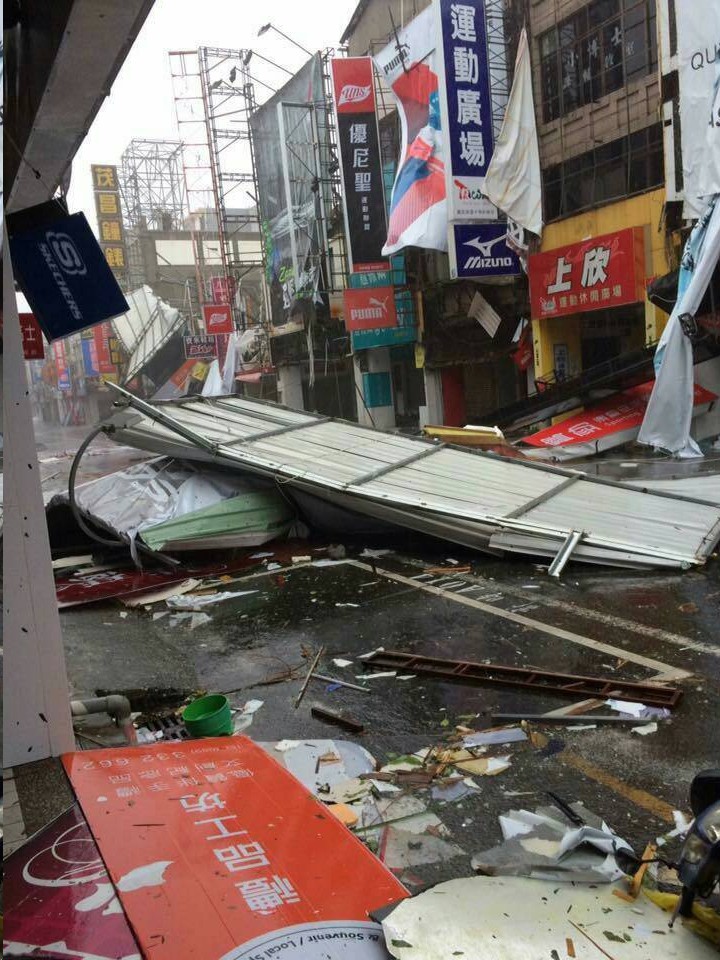 風災過後的東台灣，滿目瘡痍
