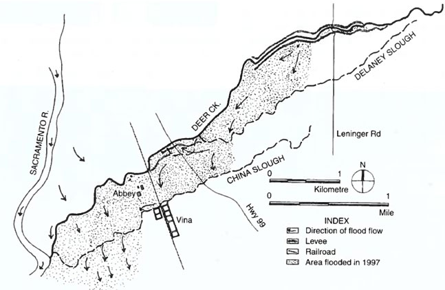 圖3  1997年鹿溪淹水範圍圖_圖示