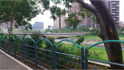 桃園南崁溪的綠美化景觀