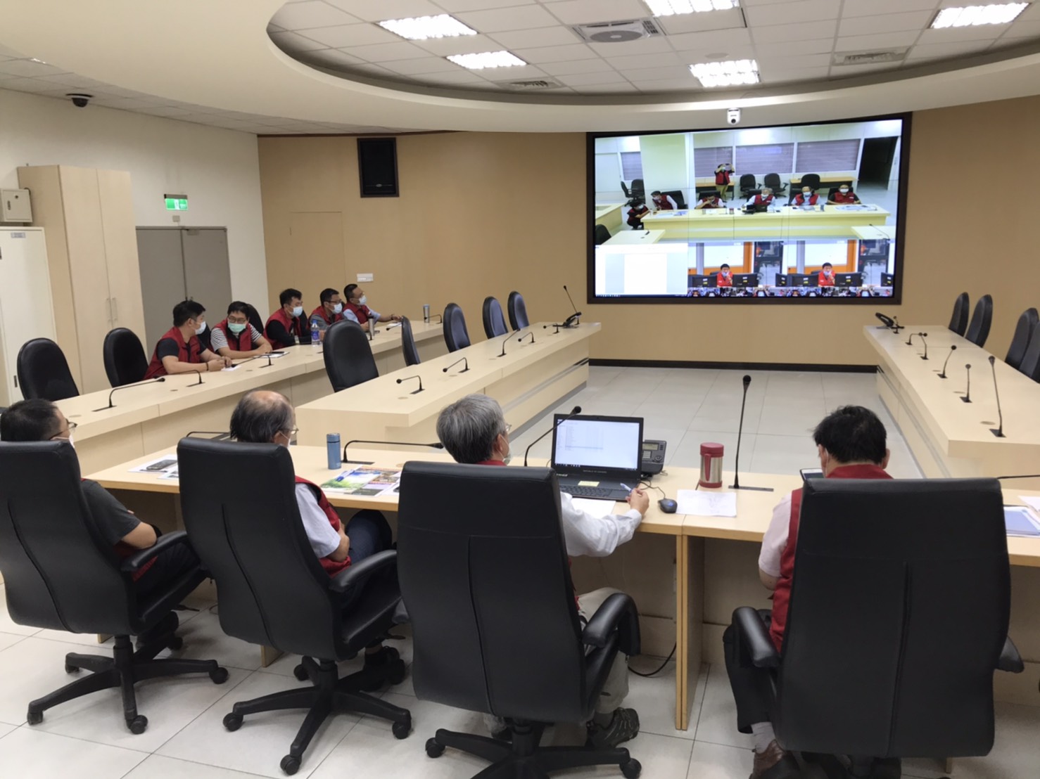 3月29日經濟部水利署召開防汛整備會議(視訊會議)