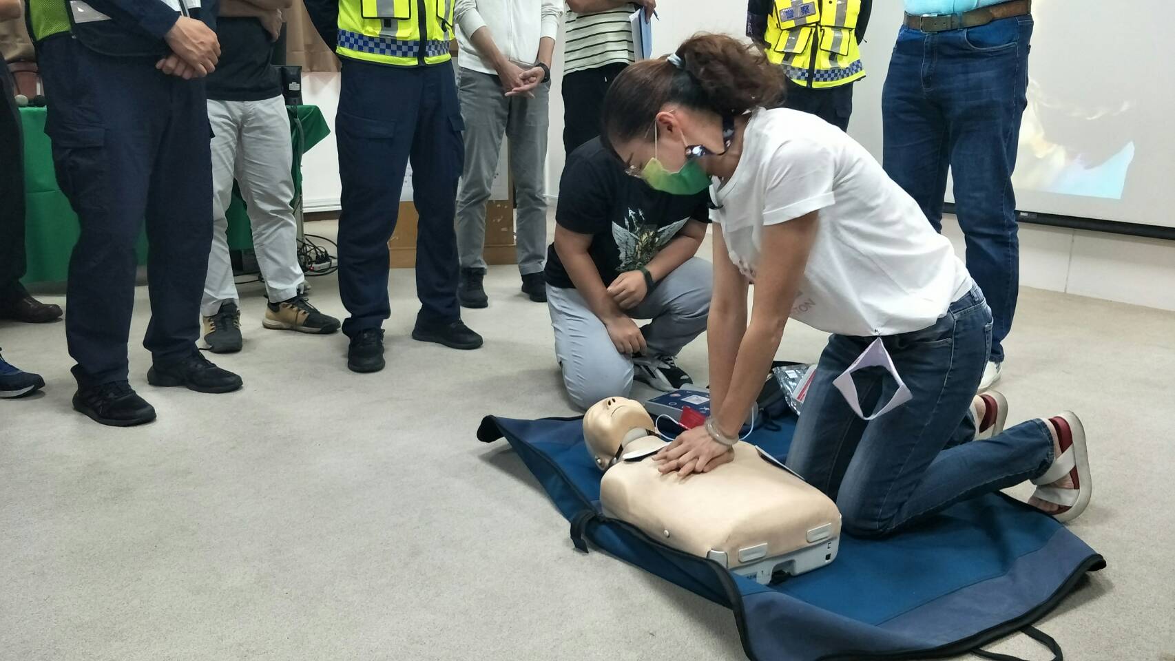 CPR及AED操作訓練
