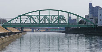 隅田川中之橋（從上游拍攝）