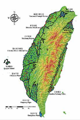 臺灣地下水觀測井分布情形（總計761口）
