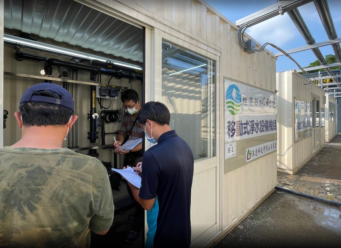 砂濾級淨水設備位於嘉義縣自來水公司第五區處嘉義水上淨水廠