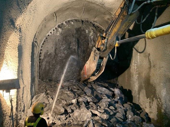 翡翠水庫原水隧道機械開挖施工