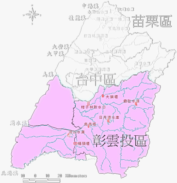 彰雲投區範圍圖