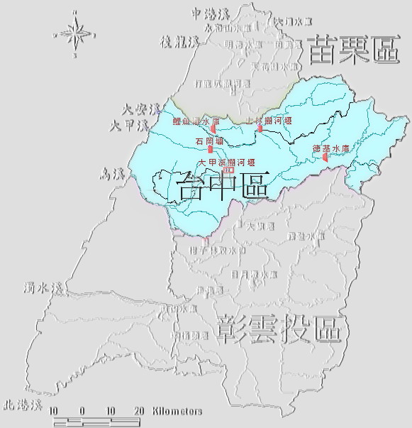 台中區範圍圖