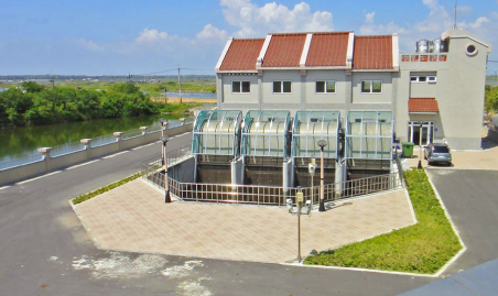 Engineering project for drainage improvement in Luermen, Tainan city