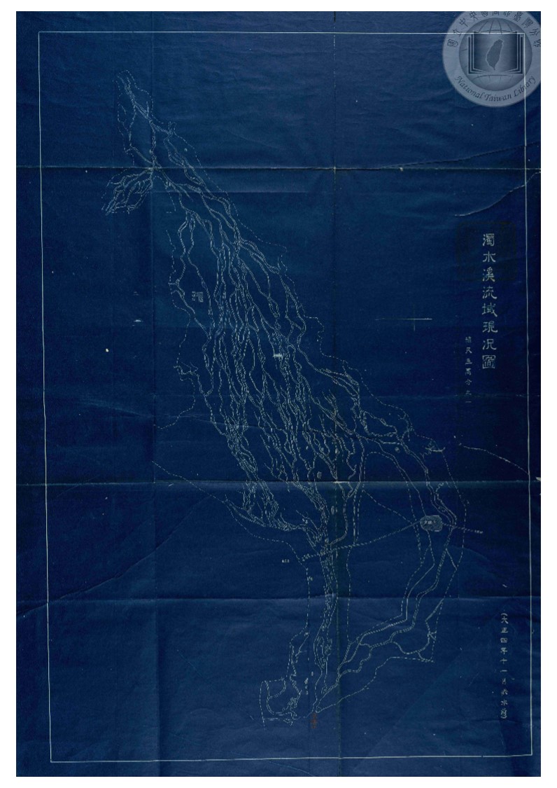 1916年蘭陽溪員山地區圖